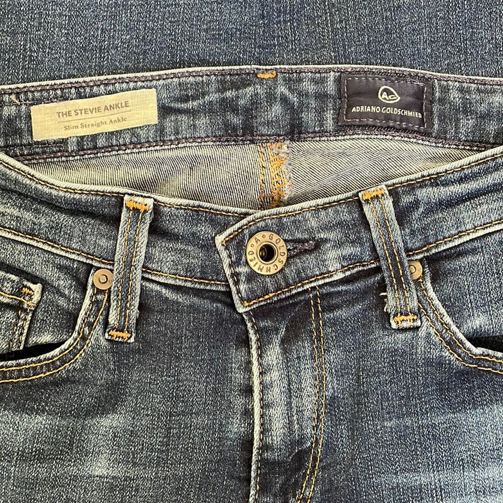 The Stevie Ankle Slim Straight AG Adriano Goldschmied size 26R
